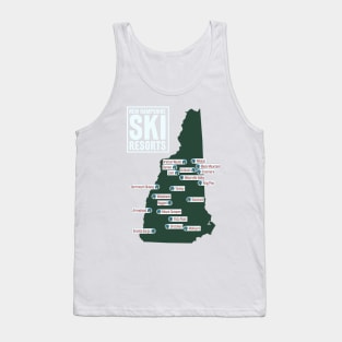 The Ski Resorts of New Hampshire Tank Top